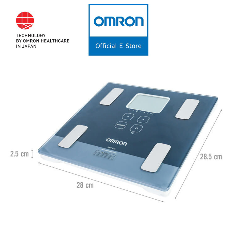 Cân Phân Tích Lượng Mỡ Cơ Thể Điện Tử Cao Cấp Omron HBF-224 | HÀNG CHÍNH HÃNG BẢO HÀNH 3 NĂM
