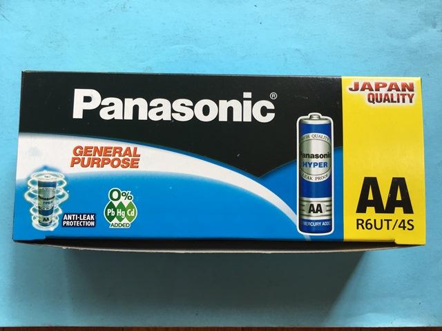 Hộp 60 viên pin aa panasonic r6ut/4s