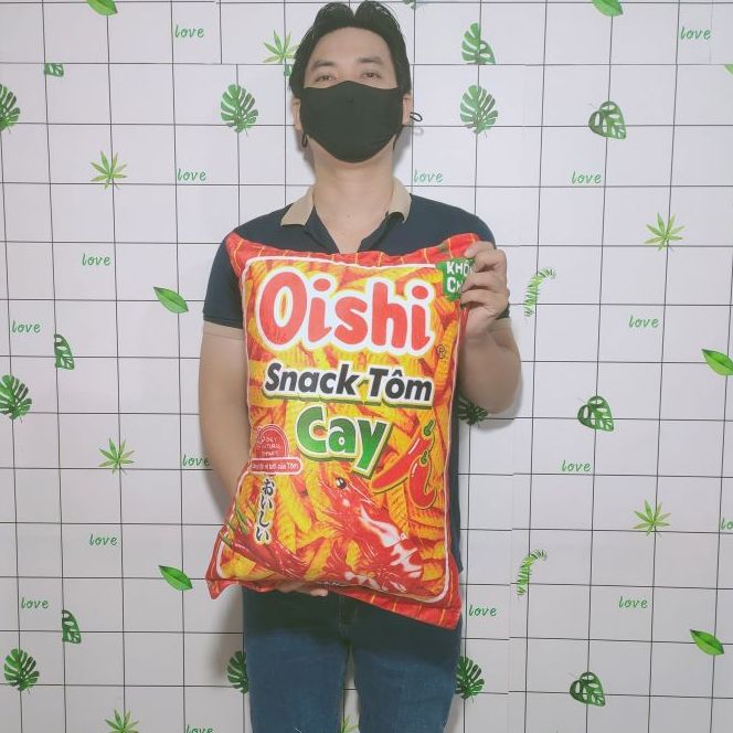 Gối ôm ngủ nhiều mẫu gối nằm ngủ hình bánh snack 100% gòn mẫu mới