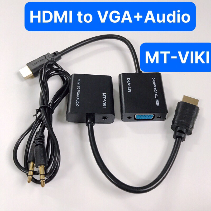 Cáp chuyển đổi hdmi sang vga có âm thanh viki cáp hdmi to vga ,dây hdmi to vga , dây máy chiếu,