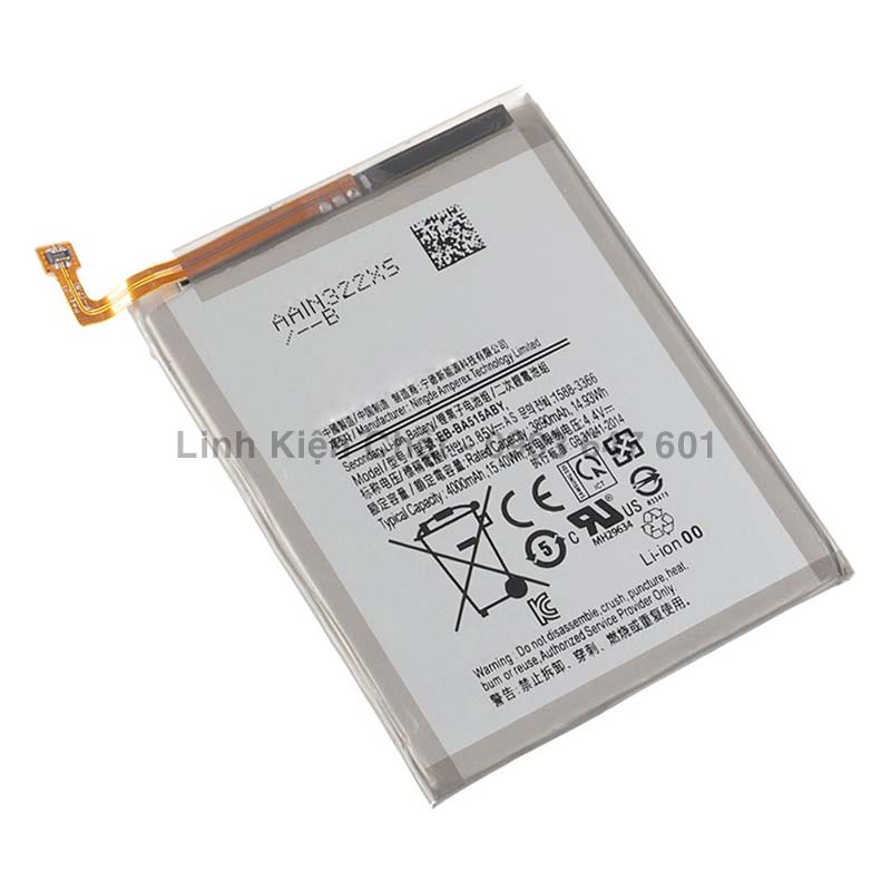 Pin cho điện thoại samsung galaxy a51 sm-a515f 4000mah zin