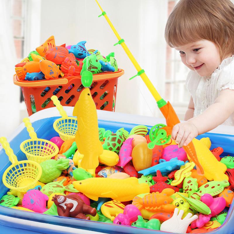 Bộ đồ chơi câu cá 25 món kèm bể phao cho bé