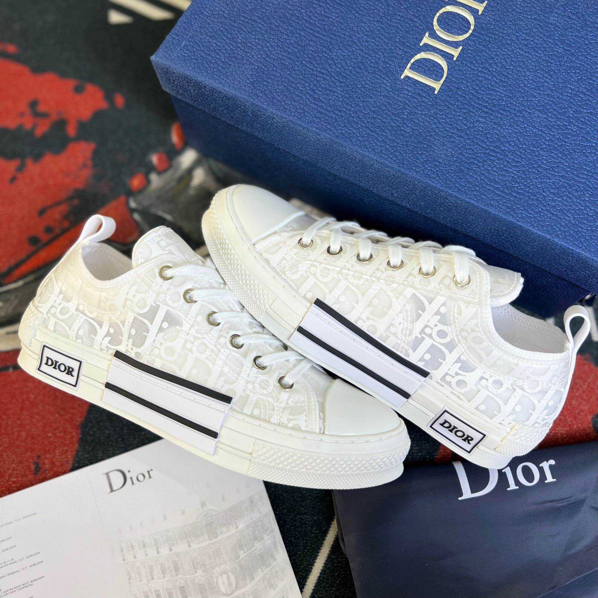 Dior B23 Oblique High Top Shoes Sneakers Casual Men Import Quality Sneakers  Men Women Dior  Shopee Malaysia
