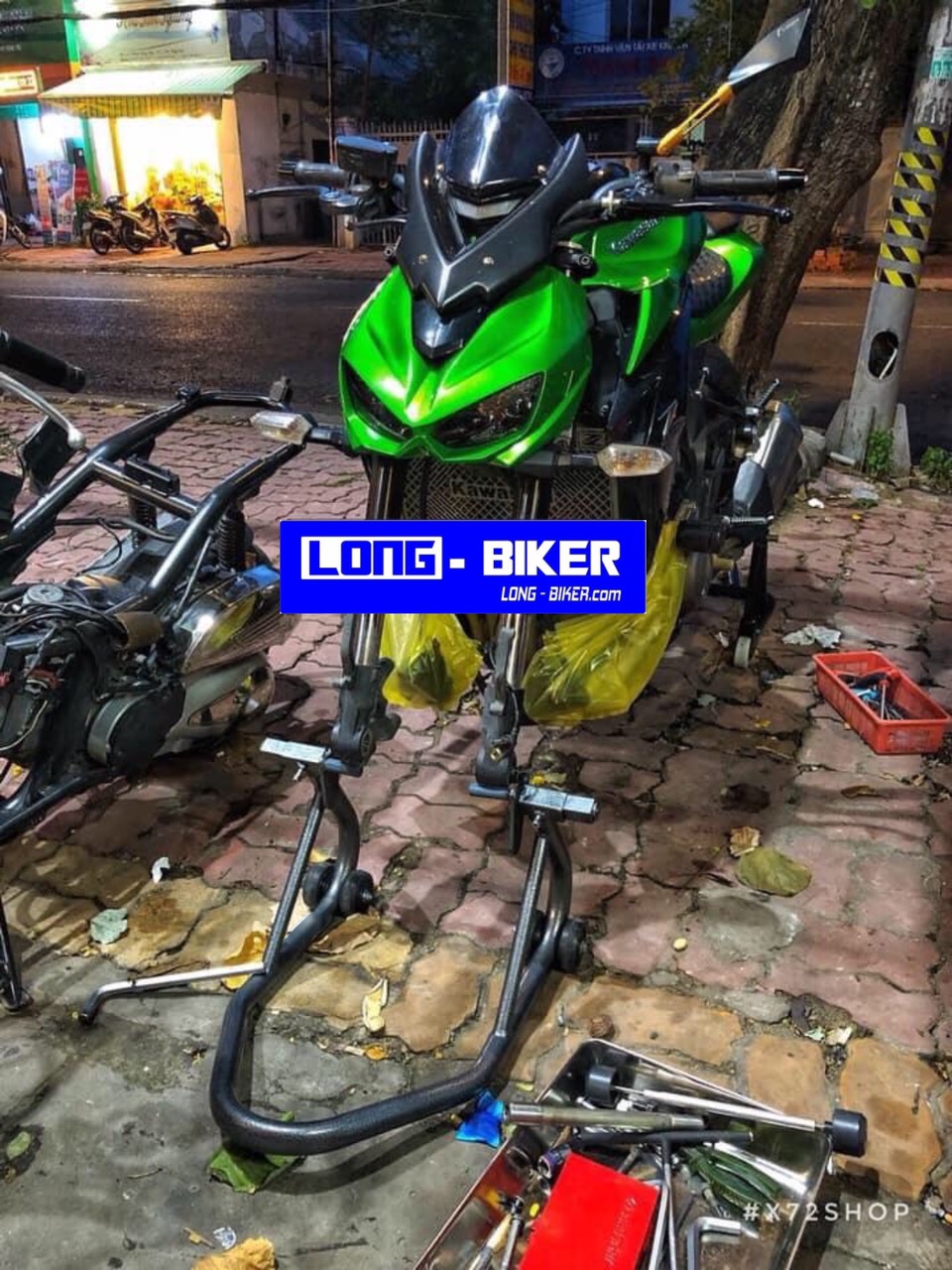 Ben nâng bánh trước pkl + Free ship