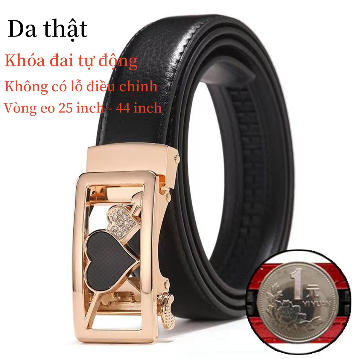 Thắt lưng dây nịt dây lưng nữ kiểu dáng thời trang, chất liệu da bò cao cấp, bản rộng 2.5cm thích hợp với quần jean, quần âu,váy, đầm