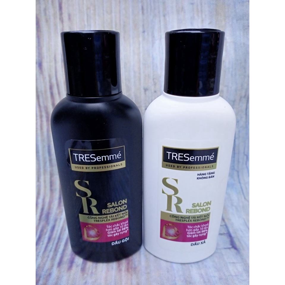 Set 3 chai dầu gội hoặc xả du lịch Tresemmé 70g
