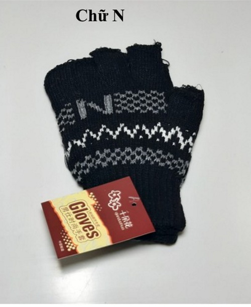 GĂNG TAY LEN NAM NỮ Giữ ẩm Chống nắng Cụt ngón Gloves - 2