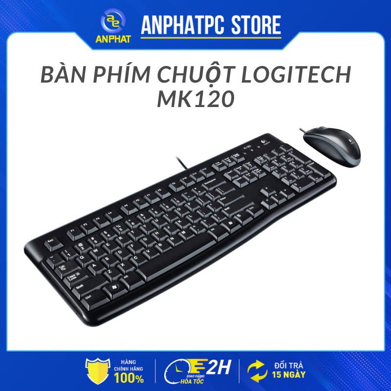 Bộ bàn phím chuột Logitech MK120