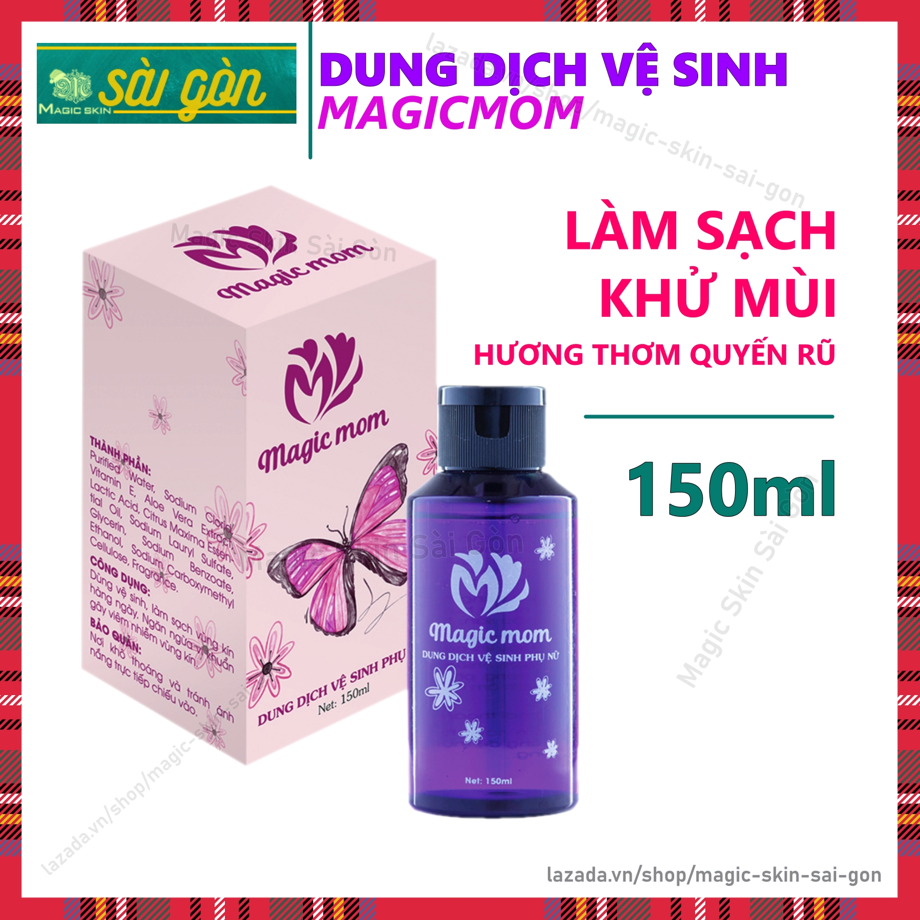 Dung dịch vệ sinh phụ nữ MagicMom 150ml