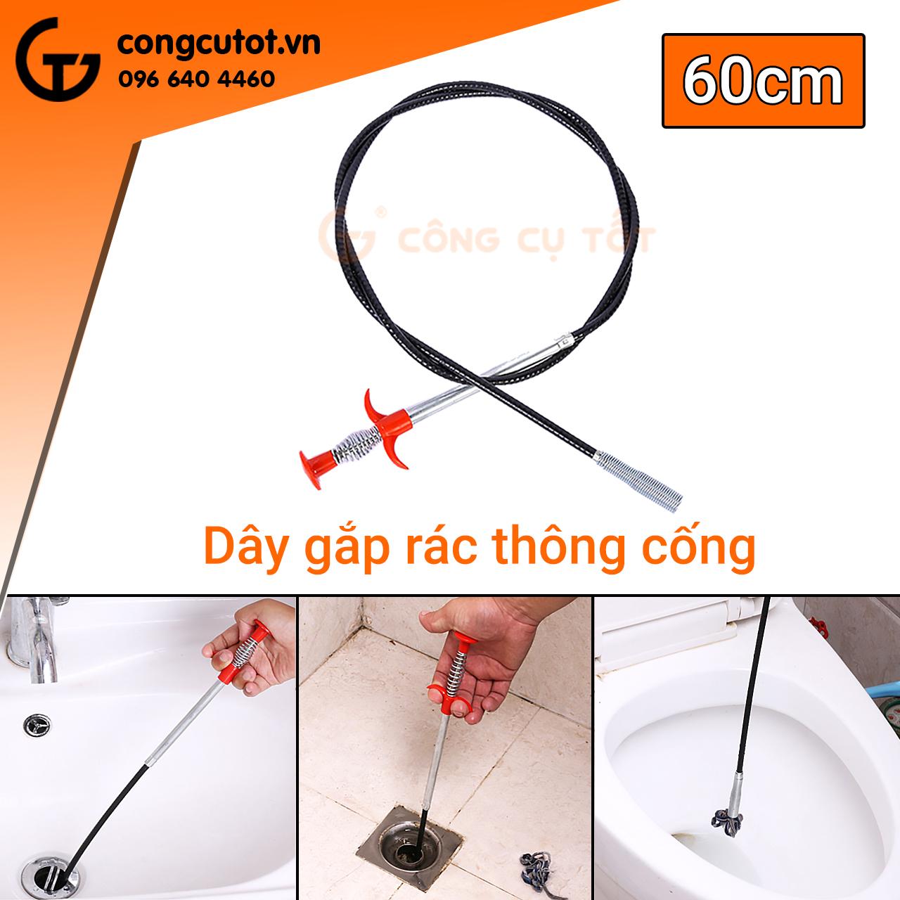 Dây thông tắc cống - Dây gắp rác thông cống