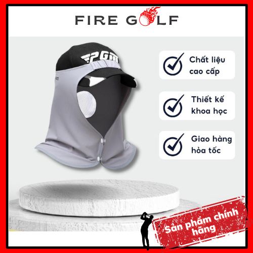 Khẩu trang chống nắng chùm mũ đánh golf PGM WB001 bảo vệ da mặt và phần da cổ dưới ánh nắng mặt trời