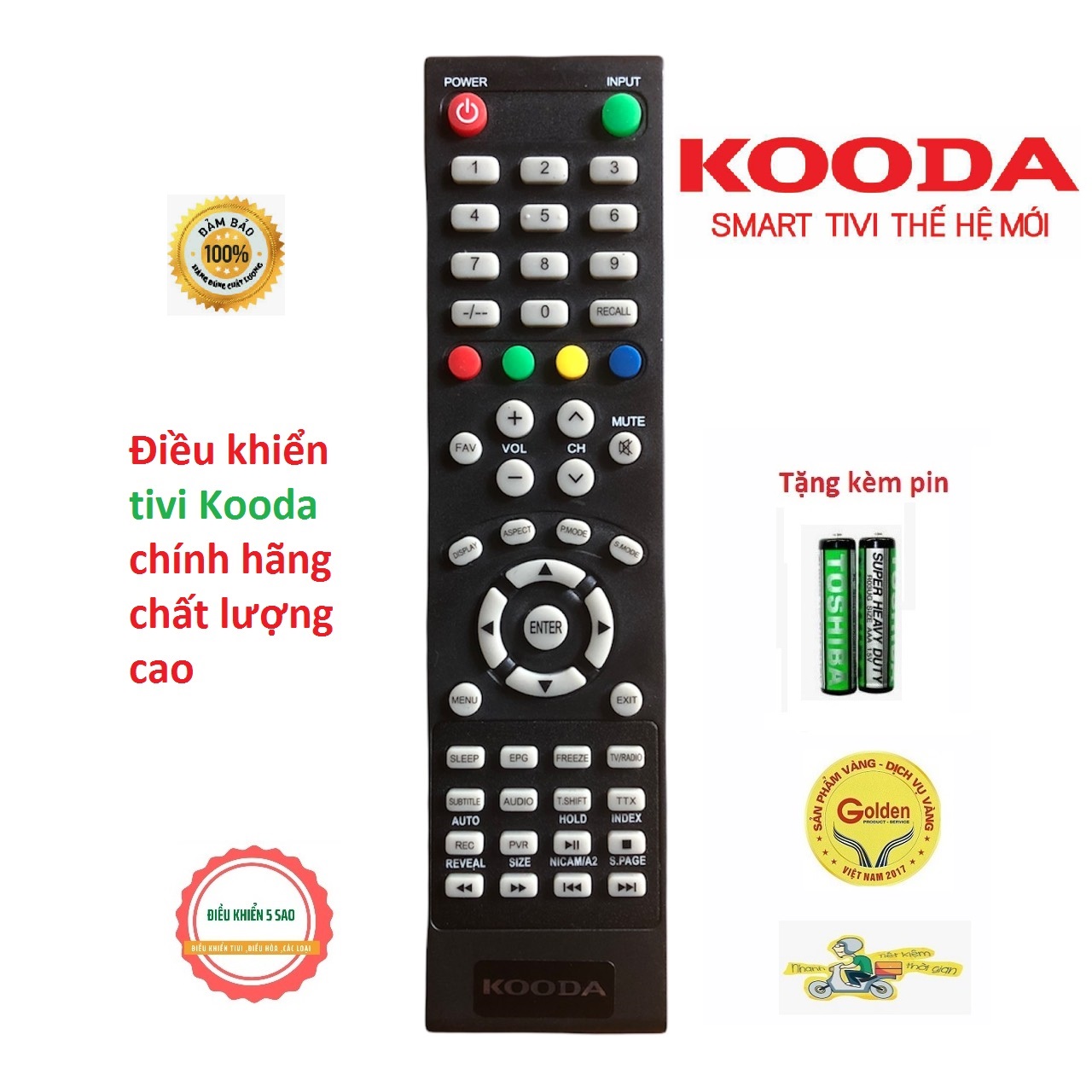 Điều khiển tivi kooda
