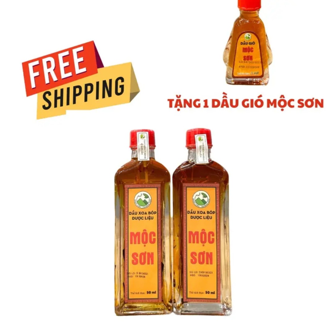 (Combo mua 2 tặng 1) Dầu Xoa Bóp Mộc sơn -Giảm đau nhứt xương k.hớp ,lưu thông khí huyết. Hỗ trợ sức khỏe