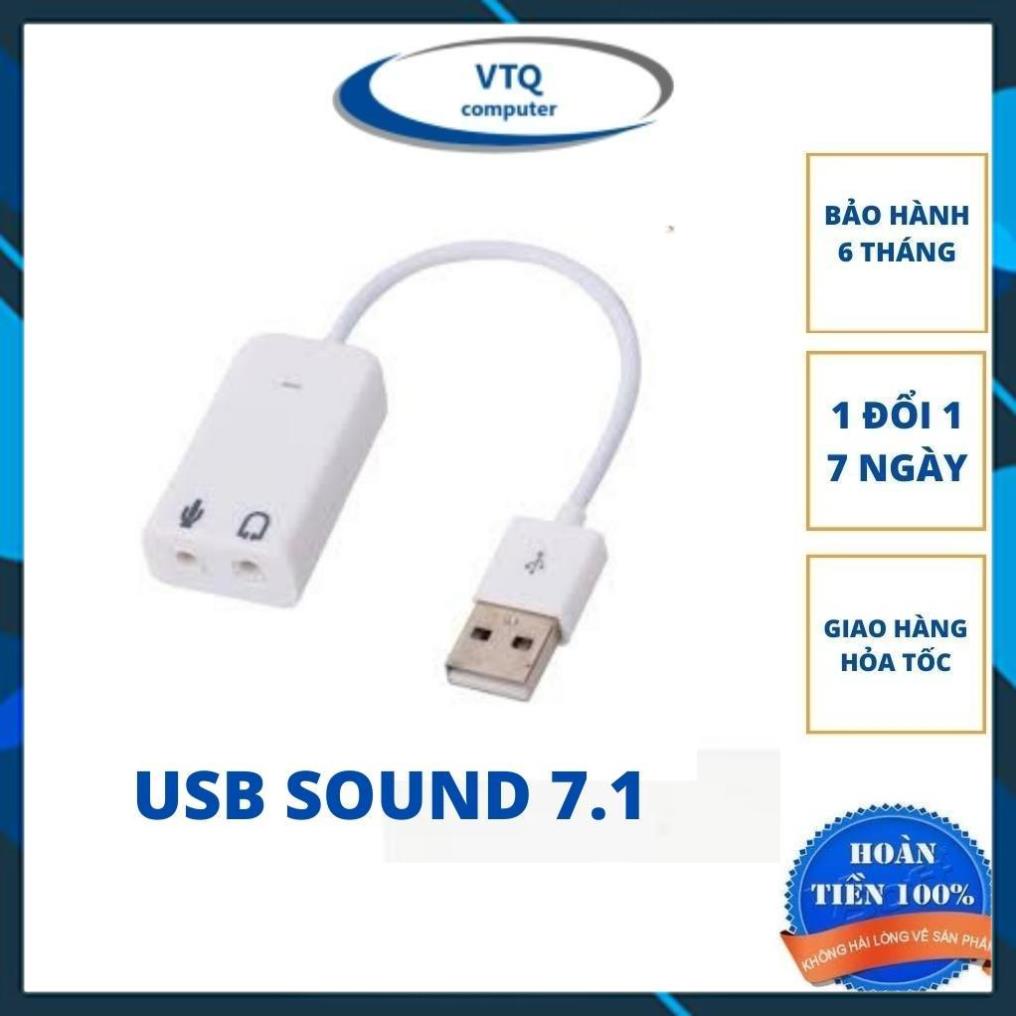 Usb sound có dây 7.1 - full box