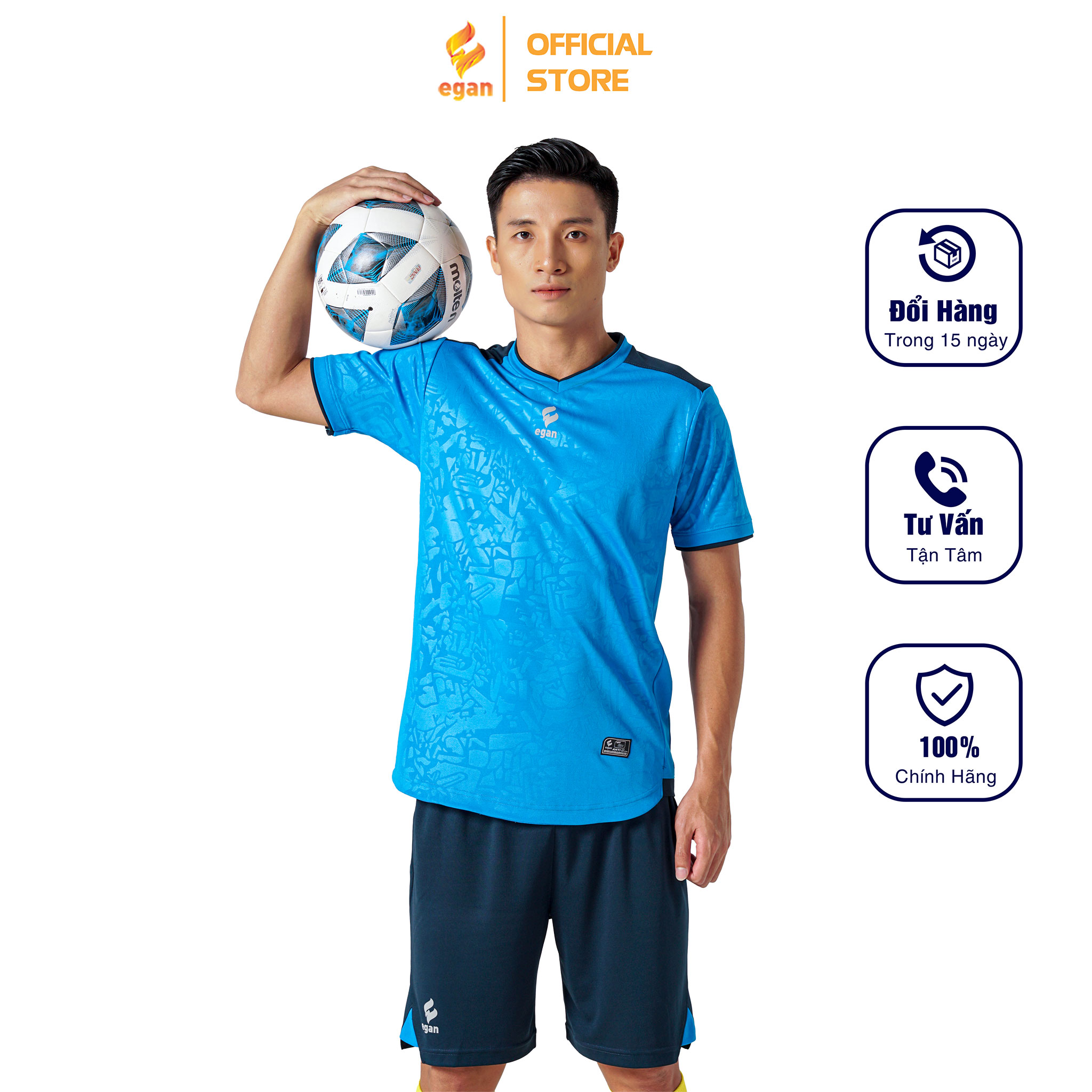 Bộ thể thao nam egan zenos bóng đá thiết kế hoạ tiết nổi sáng bóng bắt mắt và mạnh mẽ tạo sự tự tin cho người dùng bd07