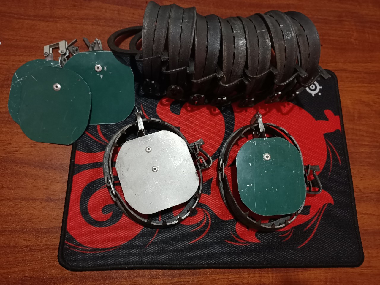 10 cạm bẫy chồn 12cm kèm theo bàn đạp bấm đinh