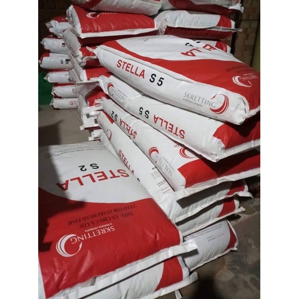 ( 10kg ) cám Stella S3 S5 S7 40% Đạm Nổi Cho Cá Koi, Cá Lóc cá diêu hồng cá rô phi cá chép mè cá trê 10kg Cám STELLA