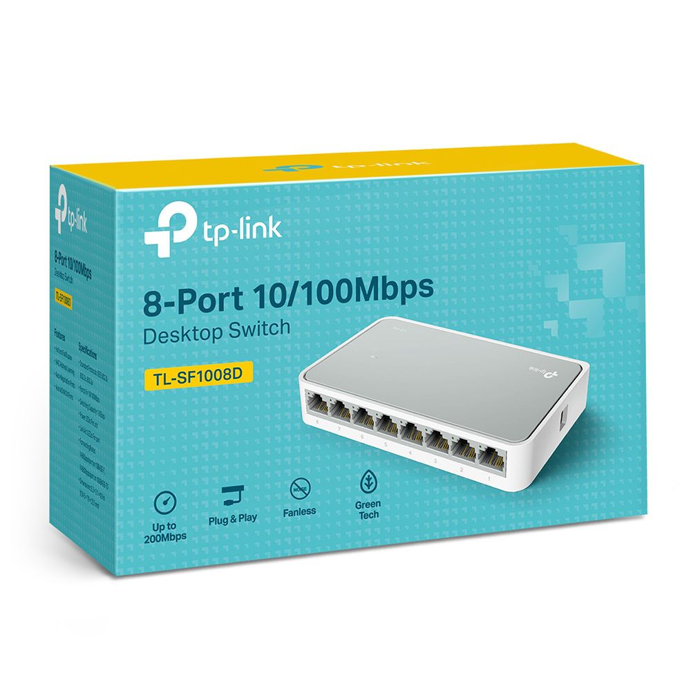 Bộ chia mạng 8 cổng tp-link sf1008d switch 8 port 10/100mmbps