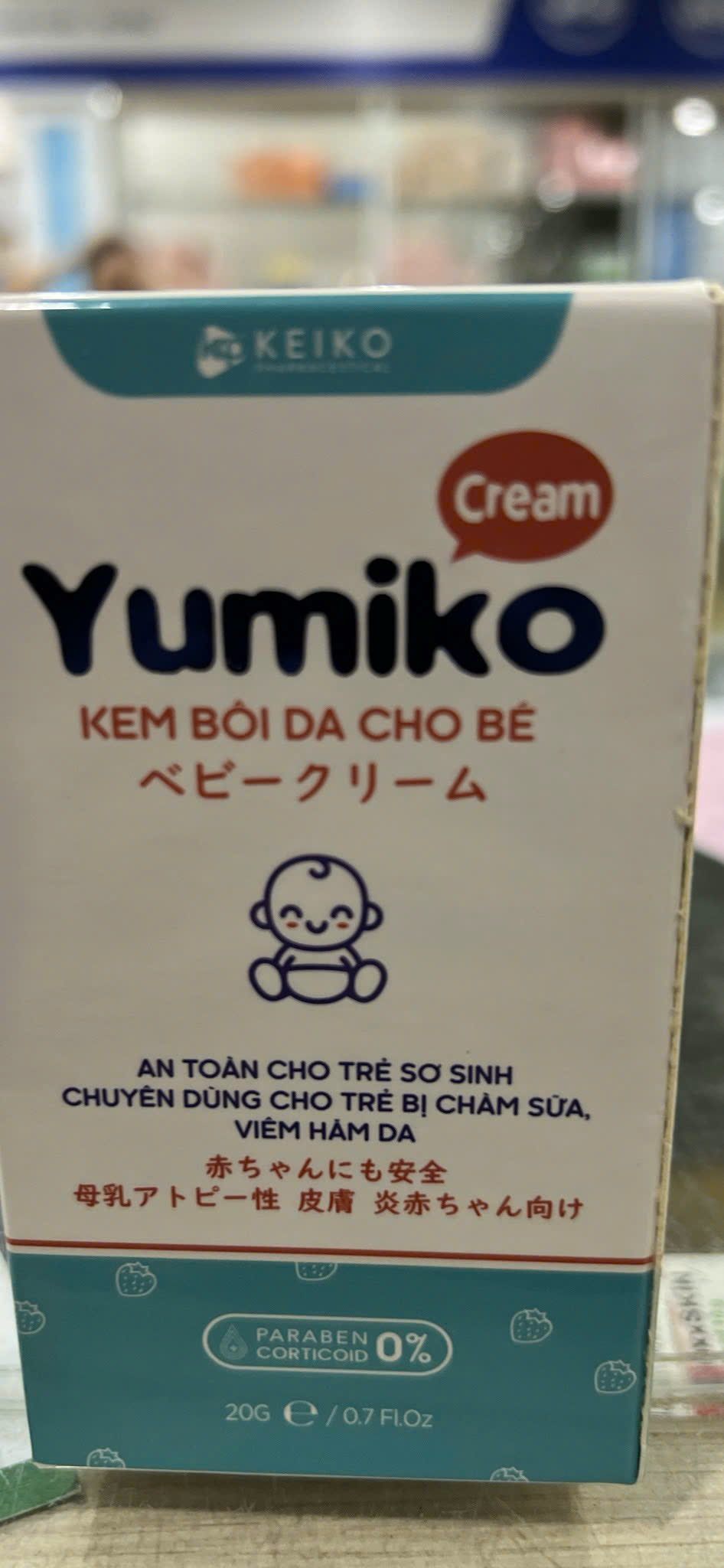 KEM BÔI DA CHO BÉ YUMIKO CREAM 20G