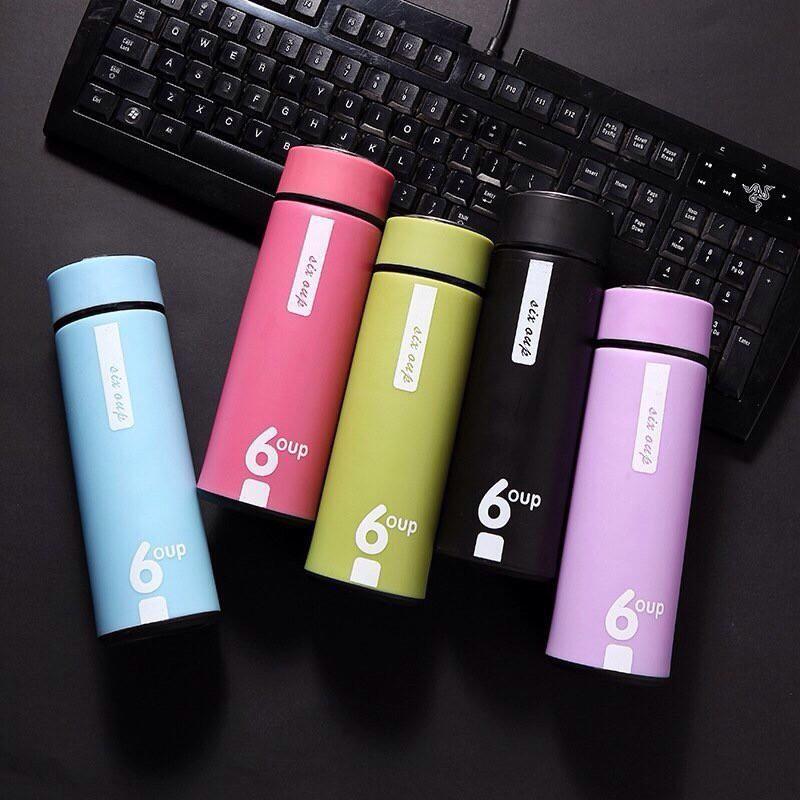 [BÁN CHẠY] Bình đựng nước chống nóng/ Bình giữ nhiệt 6oup 450ml chất lượng tốt (Màu ngẫu nhiên)