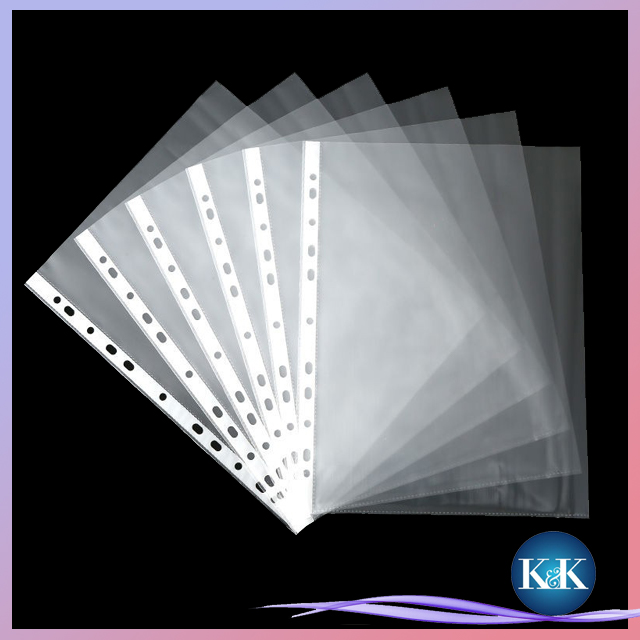 ❧K&K☙ BÌA LỖ A4 DÀY. SET 10/50 CÁI