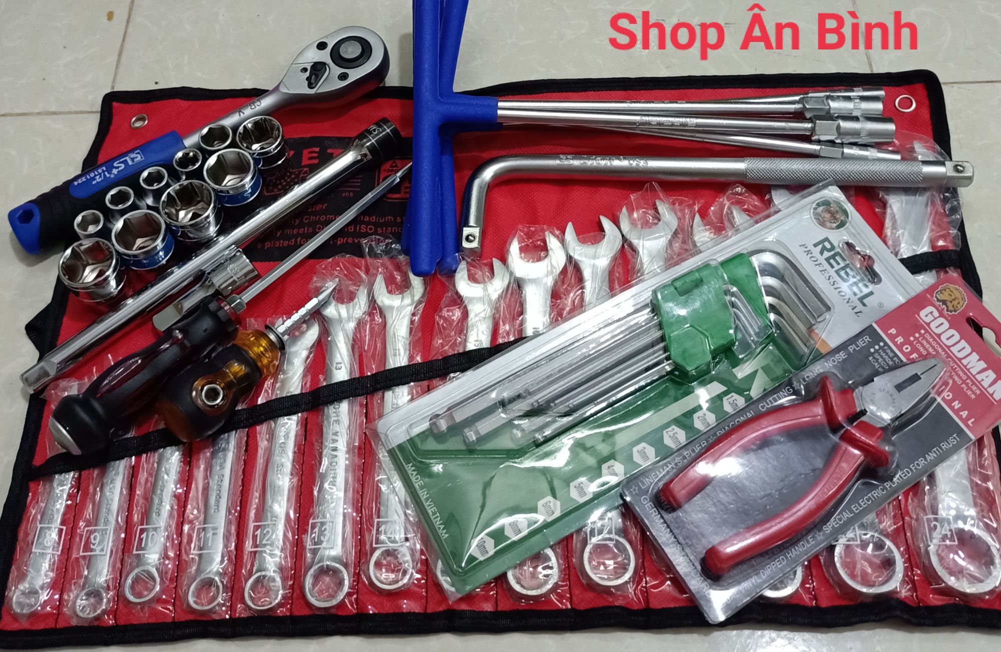 [Giá Hủy Diệt] Combo Bộ Đồ Nghề Sửa Chữa Ô TÔ Xe Máy 11 Chi Tiết Hàng Chuẩn Bao Bền Đẹp