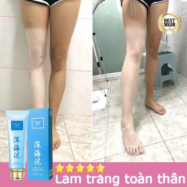 MIYASHI Kem dưỡng trắng bùn biển, dùng được cho vùng da khuỷu tay, đầu gối, nách,…, kem dưỡng trắng da, kem dưỡng trắng da tự nhiên cho nữ 150g,làm trắng da toàn thân, kem dưỡng trắng da