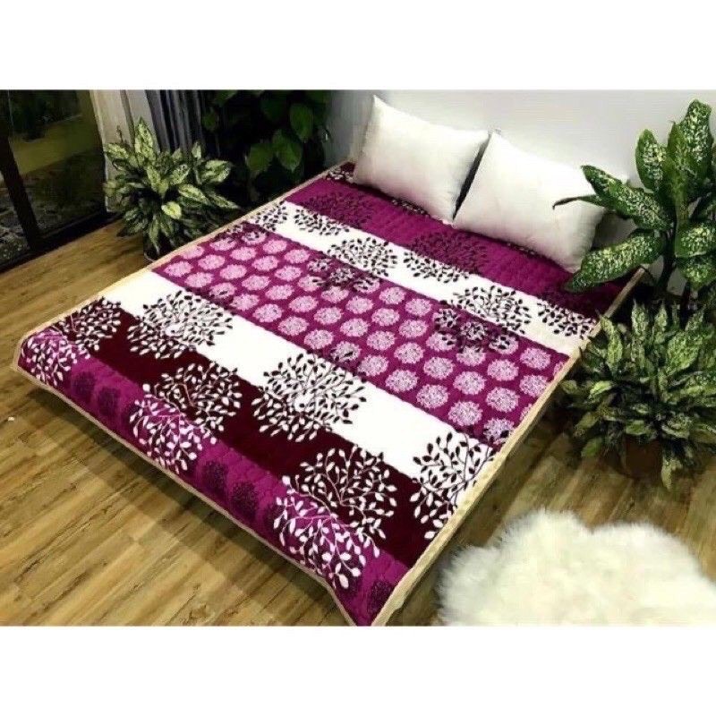 SALE-Thảm lông cừu trải giường, thảm nỉ nhung trải giường 3 lớp - siêu mềm, siêu ấm -1M8X2M