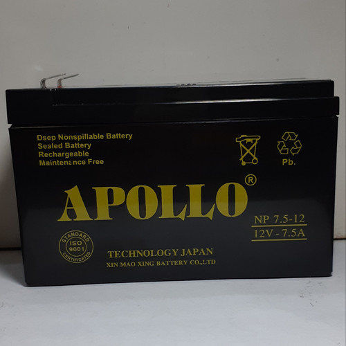 Ắc quy APOLLO 12V 7.5AH - NP 7.5-12