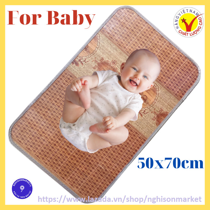 Chiếu Trúc Baby Chiếu điều hòa cho bé yêu size 50x70cm