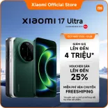 Điện thoại thông minh Xiaomi 17 Ultra (16+512GB|16+1TB|Bản đặc biệt)| Pin 6.000mAh (typ) siêu lớn| Ống kính quang học Leica UltraPure| Vi xử lý Snapdragon 8 Elite Gen 5