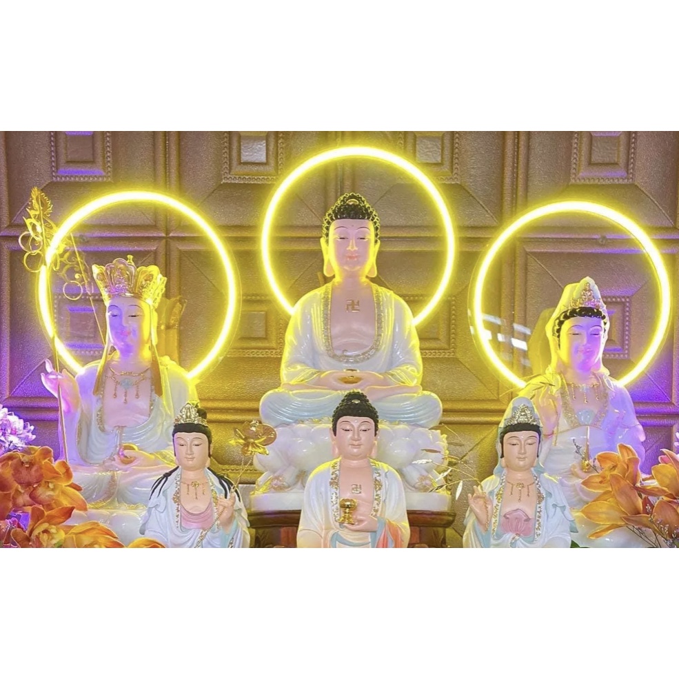 Đèn neon led hào quang phật có làm size lớn theo yêu cầu- an nhiên st