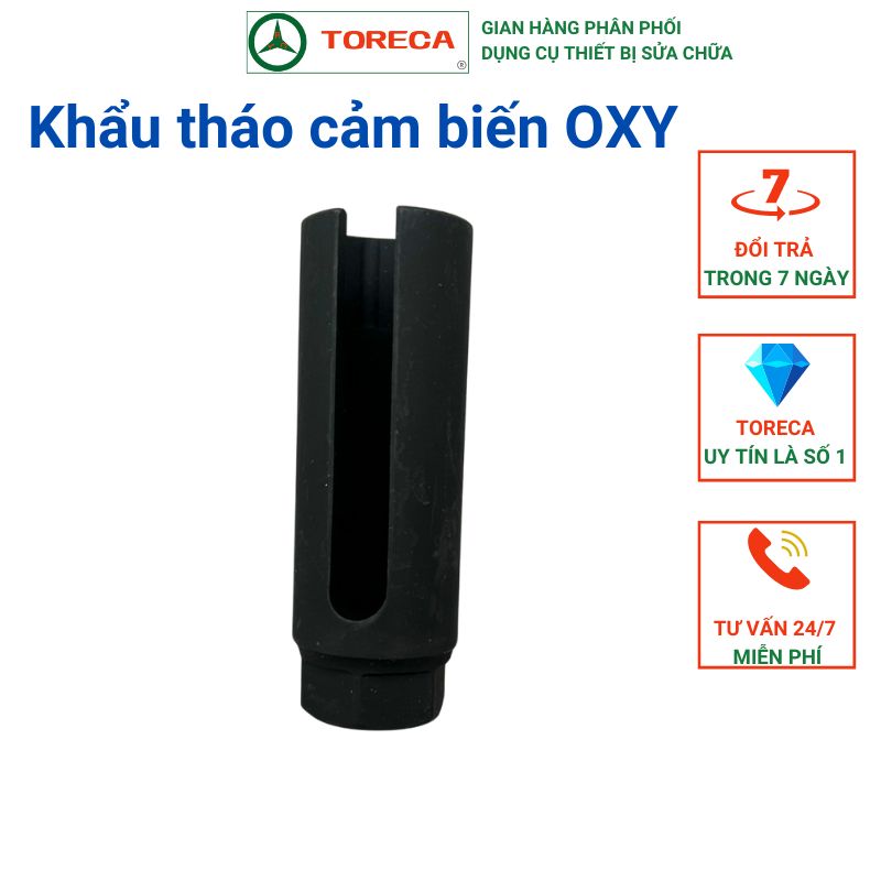 Khẩu tháo cảm biến oxy 22mm có sẻ rãnh TORECA