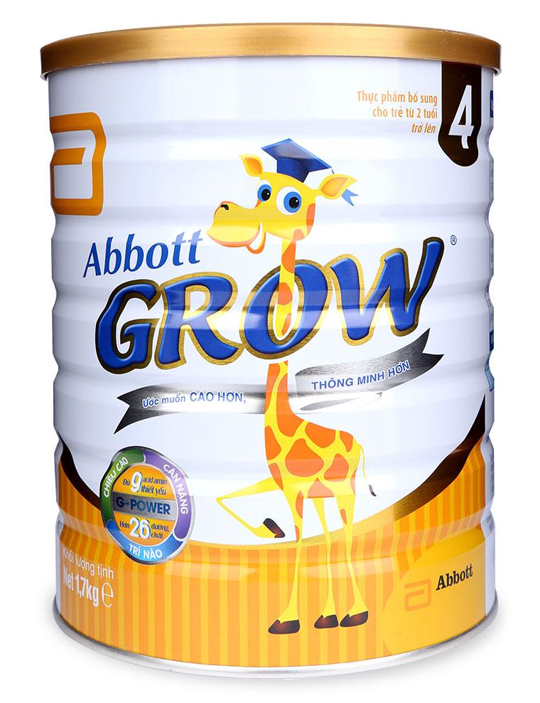 Sữa bột abbott grow 4 lon 1.7kg