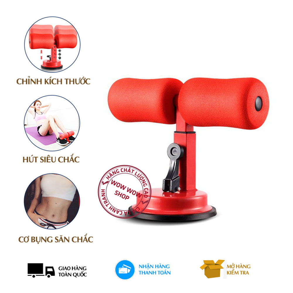 Dụng Cụ Tập Cơ Bụng Eo, Đồ Dùng Thể Dục Thể Thao Gym Tại Nhà Giảm Mỡ Đa Năng Có Đế Hút Chân Không Trụ Chữ T