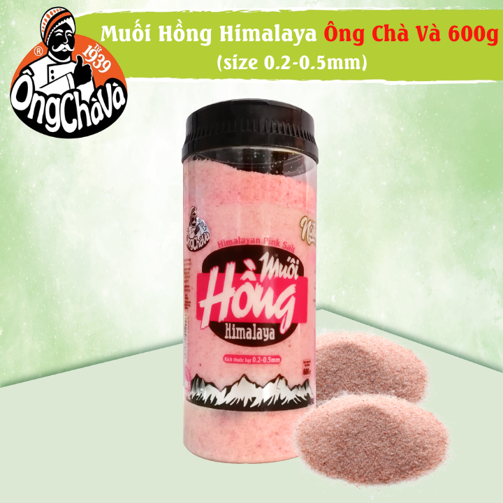 Muối hồng himalaya ông chà và 600g