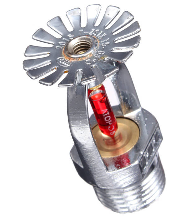 [Có Kiểm Định] - Đầu Cảm biến Hệ thống dập lửa SPRINKLER - 68 ℃ - Đầu phun Sprinkler Tyco hướng xuống TY325 (68)