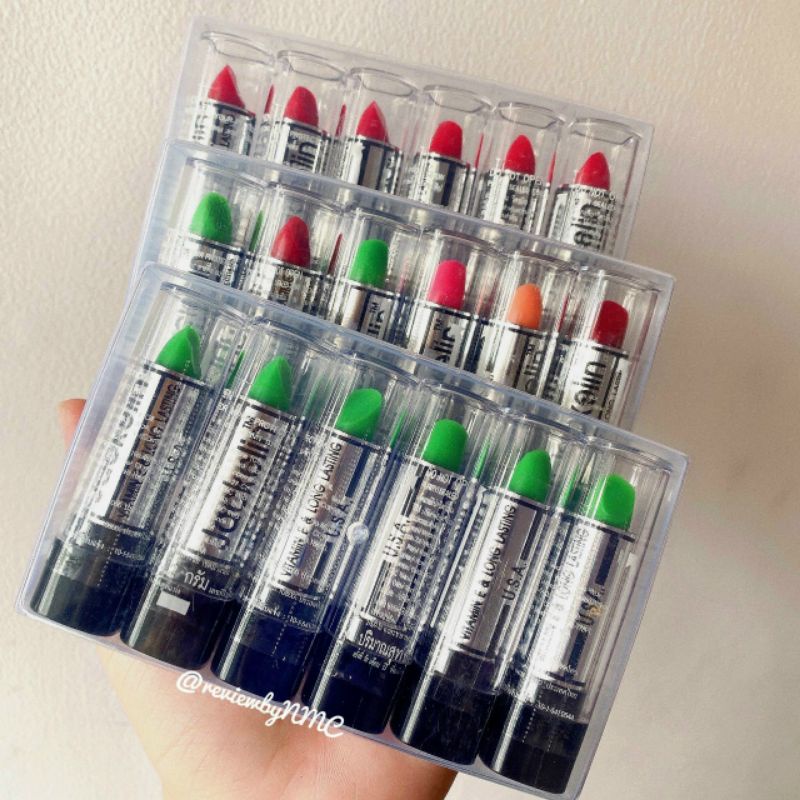 1 cây son gió dưỡng môi vitamin e jackeline chuẩn thái, 💰