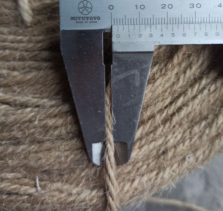 Dây thừng 2mm, 10m dây thừng trang trí, dây đay, dây cói làm handmade, cào móng mèo, decor, gói quà