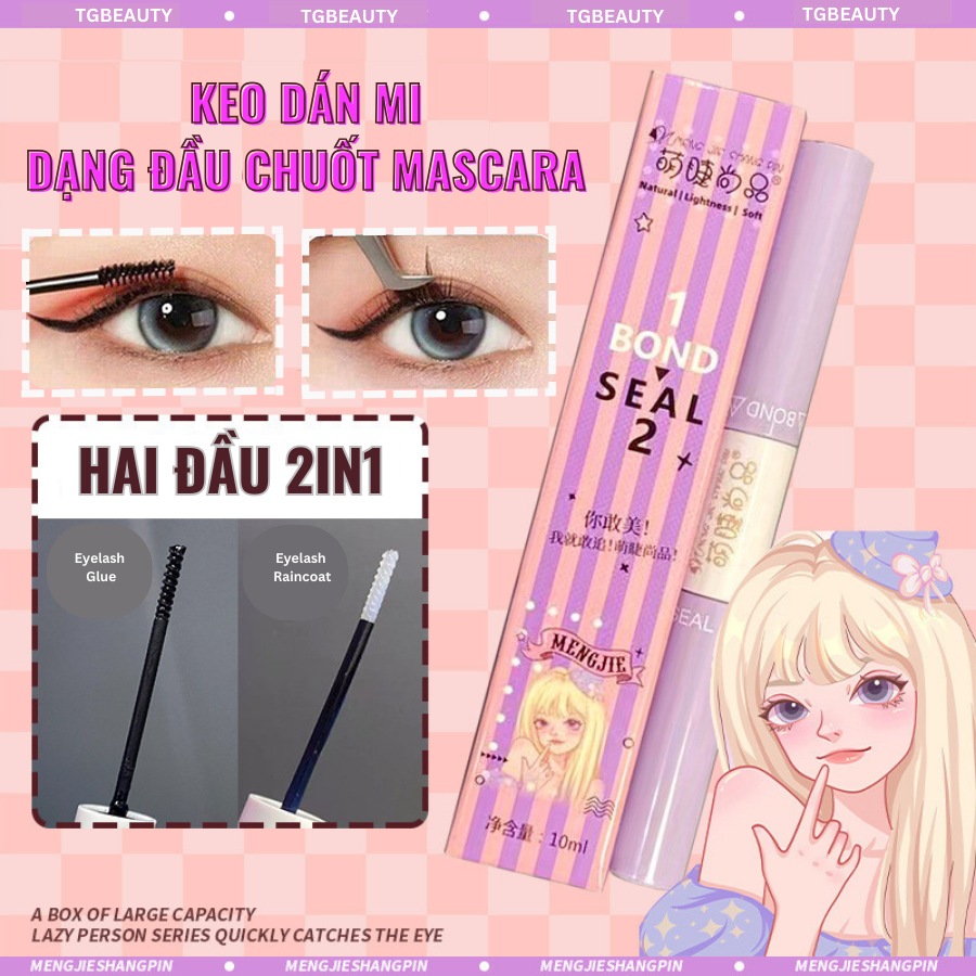 Keo dán mi dạng mascara 2 đầu 2in1 mjsp bond seal