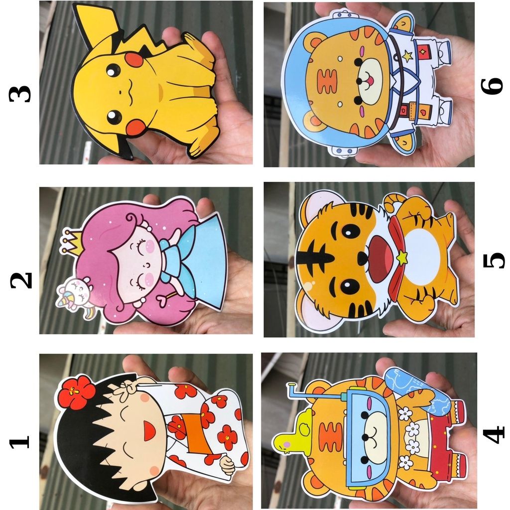 50 bao lì xì chibi nhiều hình cute