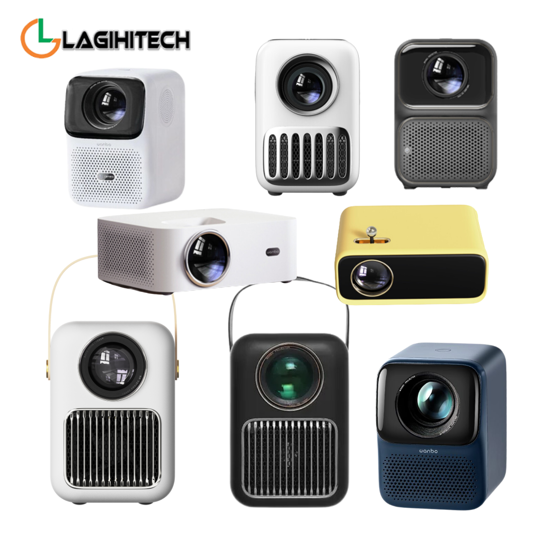 Máy chiếu mini thông minh wanbo x1 mini / x1 pro / t2 max / t2 max new / t4 / tt / t2r max / t6r - hàng chính hãng, bảo hành 12 tháng