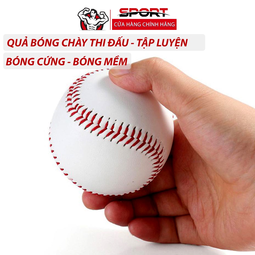 Qủa bóng chày cao cấp, da cứng và mềm