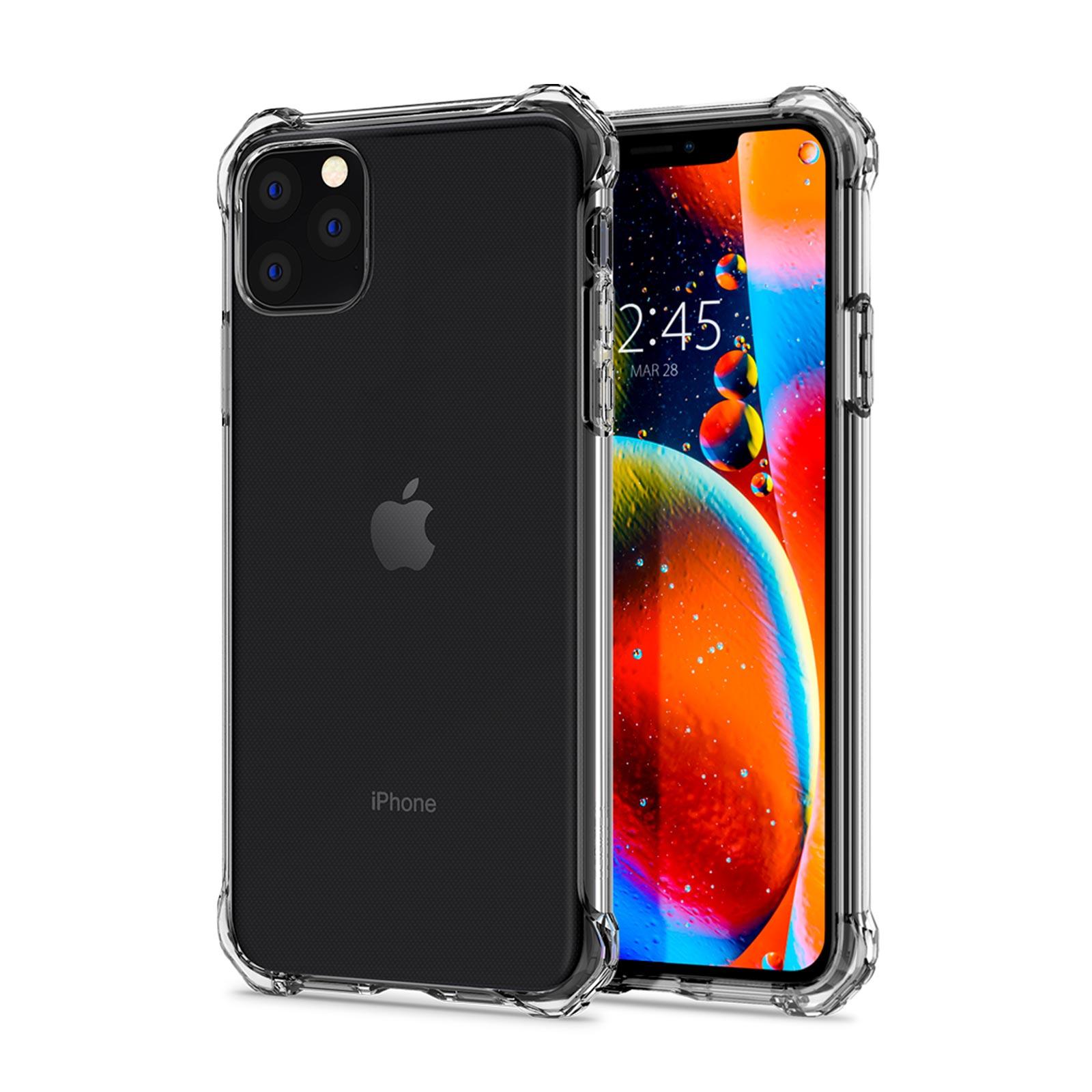 Ốp lưng chống sốc hàng hiệu Spigen Rugged Crystal trong suốt cho iPhone 11 Pro | iPhone 11