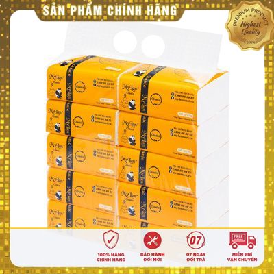 giấy ăn rút gấu trúc  cao cấp mylan [ Freship 2 xách ]
