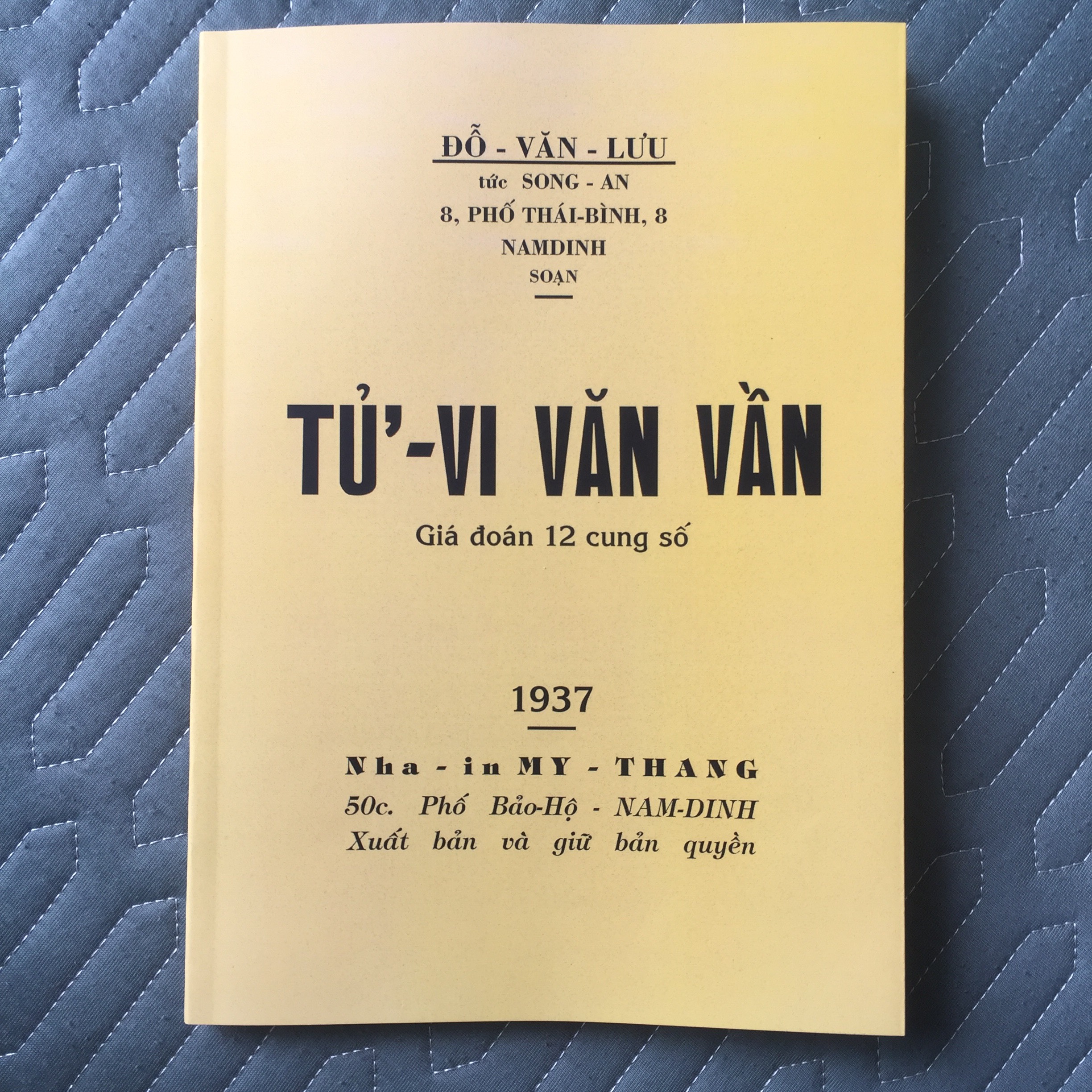 Sách Tử Vi Văn Vần