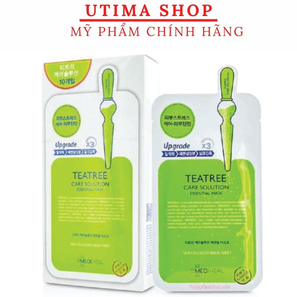 Hộp 10 miếng mặt nạ tràm trà Mediheal Tea Tree Care Solution Essential Mask - Utima shop
