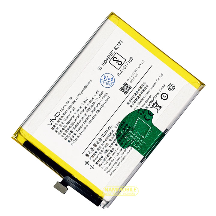 Pin vivo y66 y67 v5s v5 b-b2 3000mah zin + tặng siu dán pin + tặng siu dán pin + freeship