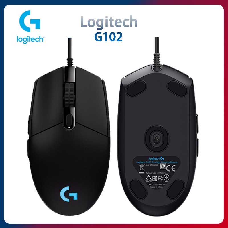 Chuột Logitech G102 gaming chuột chơi game có dây G102 Led RGB 8000DPI - Có Đèn LED . Chuột Dây Logitech - Hàng nhập khẩu-Phân Phối  Bảo hành toàn quốc