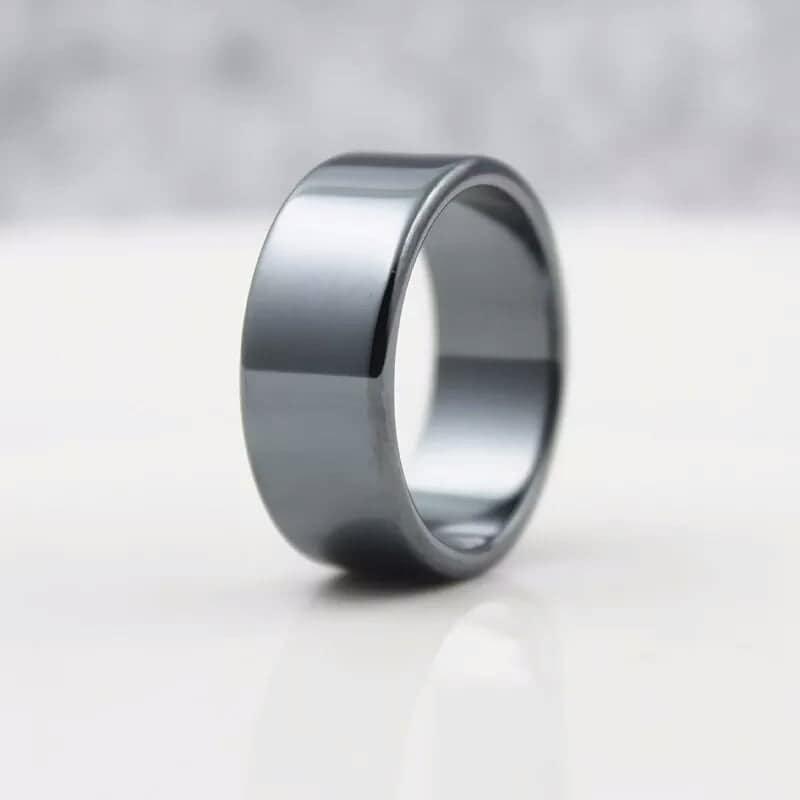 Xưởng sản xuất đá quý tự nhiên g.f.h -một nhẫn đá hematite tự nhiên 100%